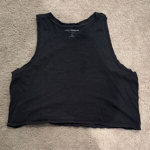 Lucky Brand Women's Black Muscle Tee